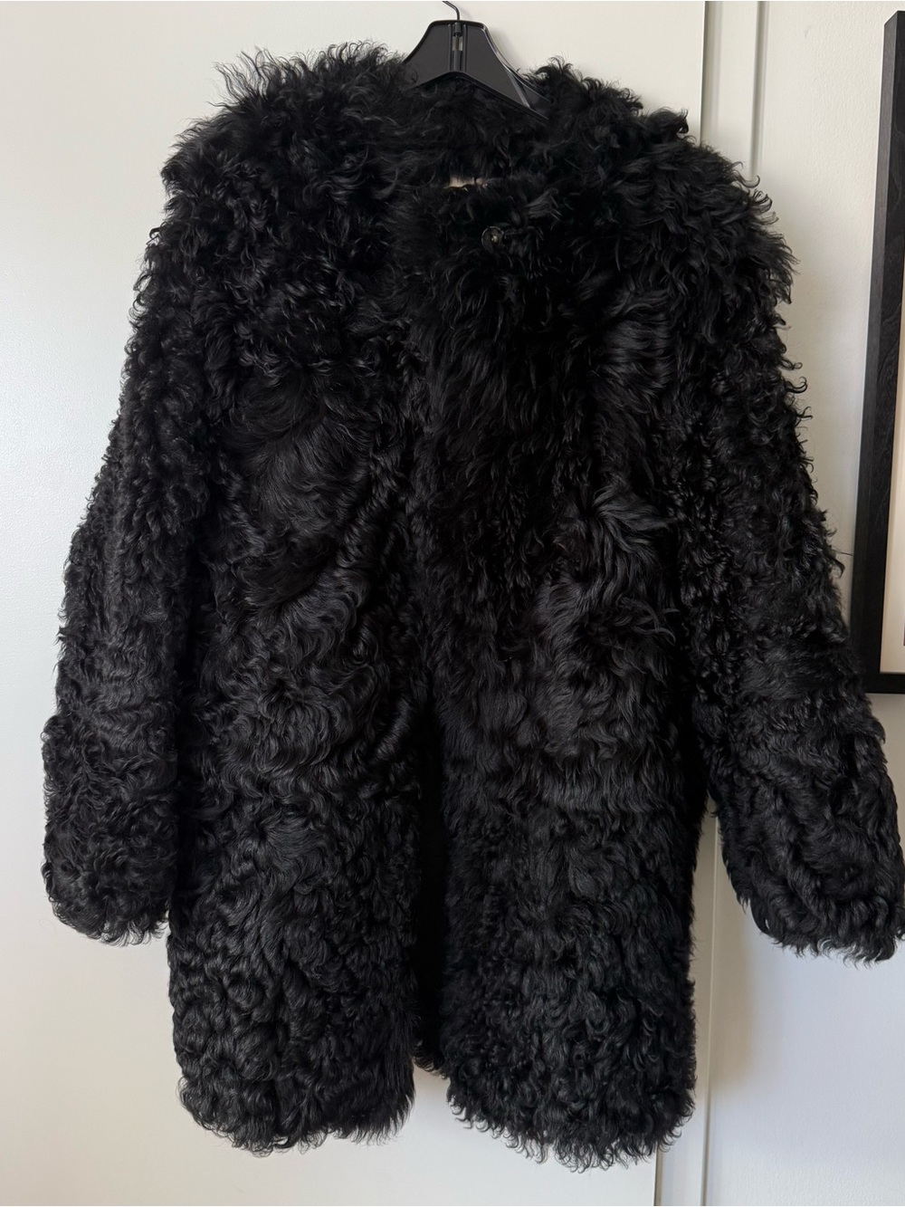 Loulou Studio Black Shearling Coat